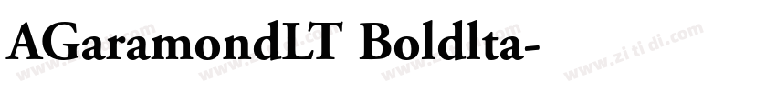 AGaramondLT Boldlta字体转换